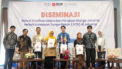 Survei IYCTC: 95 Persen Warga Jakarta Dukung Ruang Publik Sehat Tanpa Rokok