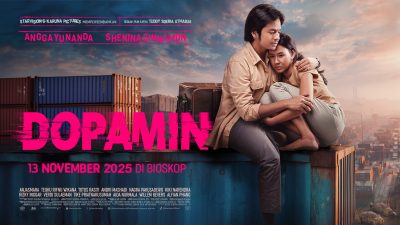 Film Dopamin Menampilkan Cara Bahagia di Dunia yang Semakin Gila!  Couple Goals Angga Yunanda & Shenina Cinnamon  Bersatu Hadapi Ujian Kehidupan dan Cinta  Film Dopamin tayang mulai 13 November 2025 di bioskop Indonesia