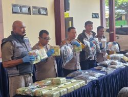 Polres Metro Jakpus Ungkap Peredaran Narkoba 26Kg Jenis Sabu dan Ratusan Cartridge Rokok Elektrik isi Narkoba