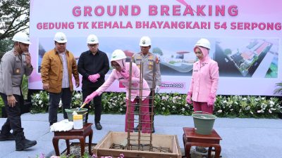 Polda Metro Jaya Groundbreaking TK Kemala Bhayangkari 54 Serpong, Dukung Pendidikan Anak Sejak Dini
